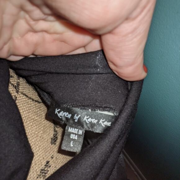 Black and white striped maxi skirt witch - Picture 3 of 3